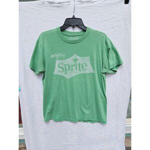 Coca-Cola Sprite Drink Retro Logo Vintage Faded Style Medium